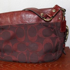 Maroon Coach purse